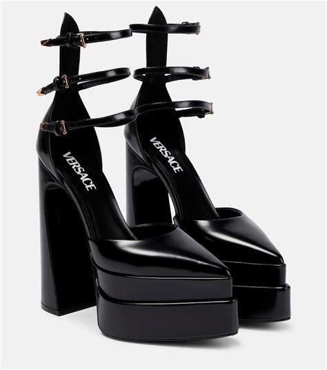 versace red high heels